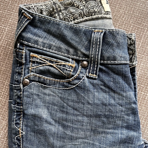 Ariart Real Denim Women’s Mid Rise Boot Cut Jeans size 25s - Picture 8 of 13